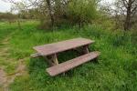 Empty Picnic Bench, Green Grass, RVPD01_022