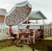 Backyard Picnic, Parasol, 1950s, RVPV01P07_14