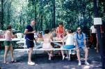 Group at Picnic Table, 1960s, RVPV01P09_02