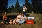 Family, Coca-Cola cooler, 1950s