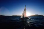 Sailing in the San Francisco Bay, Angel Island, SALV02P12_16