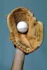 Mitt with Baseball, ball, glove