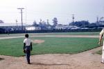 Empty Ballpark, Stadium, Little League Baseball, April 1957, 1950s