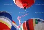 Albuquerque International Balloon Fiesta, morning, Smoke
