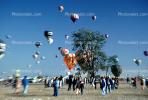 Albuquerque International Balloon Fiesta, morning, Crowds, People