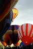 Early Morning Milieu of Hot Air Balloons, Festival, Aspen