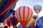 G-BLSJ, Many Balloons Ascending, Aloft, Snowmass Hot Air Balloon Festival, Aspen, SBLV01P10_02.2656