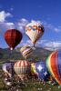 A Bevy of Balloons, Early Morning, Snowmass Hot Air Balloon Festival, Rocky Mountains