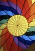 Yellow Circle, Circular Top, Spiral, Snowmass Hot Air Balloon Festival, Aspen, Looking-Up