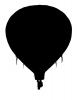 silhouette of a balloon in flight, shape, logo, SBLV01P12_16M