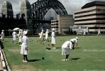 Women, White Suits, Bocci Ball, Sydney Harbor Bridge, Luna Park, SBWV01P02_07