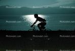 Man Riding Bicycle, Tiburon Linear Park, Bay, water, SBYV03P02_01