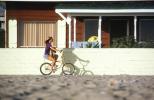 Stingray Bike, Beach, Shadow, Woman, Girl, Barefoot, banana seat, SBYV04P06_06
