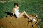 Muscle Beach, Woman, Swimsuit, 1950s, SEWV01P01_04