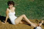 Muscle Beach, Woman, Swimsuit, aio, all in one, 1950s, SEWV01P01_04B