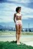 Muscle Beach, Woman, Swimsuit, Bikini, 1950s