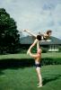 Muscle Beach, Man, Woman, acrobatics, 1950s, SEWV01P01_09