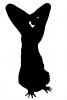 Silhouette, logo, Pretzels-Yoga Studio, shape, SEYV01P07_15M