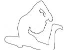 outline, Letter-G, Pretzels-Yoga Studio, line drawing, shape, SEYV01P08_15O