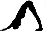 Yoga Pose Silhouette, logo, Pretzels-Yoga Studio, shape, SEYV01P14_10M