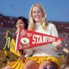 Stanford Cheerleader at Rose Bowl, Pleated Skirt, Sweater, Female