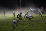 Scrimmage, High School Football game, pockets of fog