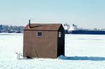 Ice Fishing, Snow, Cold, shacks