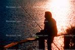 Peaceful sunset, fisherman, SFIV01P09_07.2657