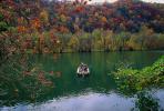 Lake, Fishing Boat, Fall Colors, Autumn, Bucolic, Reflection, SFIV01P13_17.2658