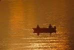Outboard motor boat, reservoir, Lake Almanor, Plumas County, SFIV01P14_12.2658