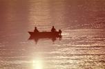 Outboard motor boat, reservoir, Lake Almanor, Plumas County, SFIV01P14_13