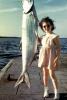 fish catch, Girl, Pier, Saint Petersburg, Florida, 1940s, SFIV01P15_03