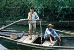 Men on a fishing boat, Suchow, China