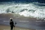 fishermen, man, rod & reel, wave, Pacific Ocean, SFIV02P02_07