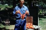 lobster catch, man, male, Pemaquid, Maine, USA