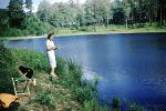 fishing pole, lake, 1958, 1950s, SFIV03P03_12