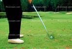 Man, Putting, Golfer, Golf Course in Blaine, Washington State, SGFV01P14_15.2658