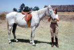 Riding Pants, Boots, Horse, Saddle, Woman, 1950s, SHRV01P10_13