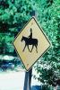 Horse Crossing Sign, Caution, warning, SHRV02P03_01