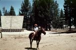 Girls riding horses, California, 1950s, SHRV02P04_17