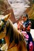 Navajo Woman, Horse, Rock, Native American, Arizona