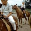 Girl and boy on a Horse, male, female