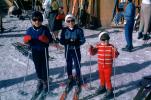 Kids Skiing, Snow, Cold, Winter, 1960s