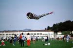 Spiral Tube Kite, People, crowds, building, Flying a Kite, SKTV01P03_12
