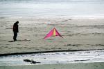Flying a Kite at the Beach, stream, sand, SKTV01P09_10