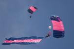Ram Air Parachute, canopy, giant flag, skydiving, diving, SPSD01_001