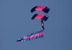 Tandem Ram Air Parachutes, canopy, giant flag, Ram Air Parachute, skydiving, diving