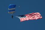 USA Flag, Ram Air Parachute, canopy, skydiving, diving, SPSD01_018