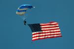 USA Flag, Ram Air Parachute, canopy, skydiving, diving, SPSD01_019