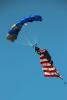 USA Flag, Ram Air Parachute, canopy, skydiving, diving, SPSD01_022